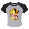 Women's Micro Rib Raglan Baby Tee Thumbnail