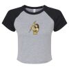 Women's Micro Rib Raglan Baby Tee Thumbnail