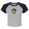 Women's Micro Rib Raglan Baby Tee Thumbnail