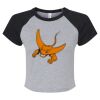 Women's Micro Rib Raglan Baby Tee Thumbnail