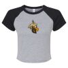 Women's Micro Rib Raglan Baby Tee Thumbnail