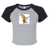 Women's Micro Rib Raglan Baby Tee Thumbnail