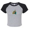 Women's Micro Rib Raglan Baby Tee Thumbnail