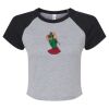 Women's Micro Rib Raglan Baby Tee Thumbnail
