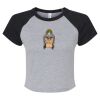 Women's Micro Rib Raglan Baby Tee Thumbnail