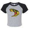 Women's Micro Rib Raglan Baby Tee Thumbnail