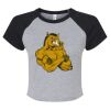 Women's Micro Rib Raglan Baby Tee Thumbnail