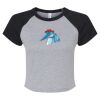 Women's Micro Rib Raglan Baby Tee Thumbnail