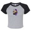 Women's Micro Rib Raglan Baby Tee Thumbnail