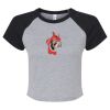 Women's Micro Rib Raglan Baby Tee Thumbnail