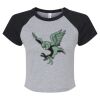 Women's Micro Rib Raglan Baby Tee Thumbnail