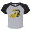 Women's Micro Rib Raglan Baby Tee Thumbnail