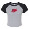 Women's Micro Rib Raglan Baby Tee Thumbnail