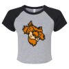 Women's Micro Rib Raglan Baby Tee Thumbnail