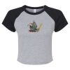Women's Micro Rib Raglan Baby Tee Thumbnail