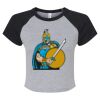 Women's Micro Rib Raglan Baby Tee Thumbnail