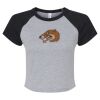 Women's Micro Rib Raglan Baby Tee Thumbnail