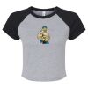 Women's Micro Rib Raglan Baby Tee Thumbnail