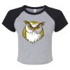 Women's Micro Rib Raglan Baby Tee Thumbnail