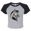 Women's Micro Rib Raglan Baby Tee Thumbnail