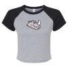 Women's Micro Rib Raglan Baby Tee Thumbnail