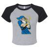 Women's Micro Rib Raglan Baby Tee Thumbnail