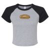 Women's Micro Rib Raglan Baby Tee Thumbnail