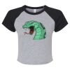 Women's Micro Rib Raglan Baby Tee Thumbnail