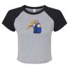 Women's Micro Rib Raglan Baby Tee Thumbnail