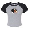 Women's Micro Rib Raglan Baby Tee Thumbnail