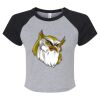 Women's Micro Rib Raglan Baby Tee Thumbnail