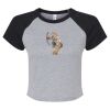 Women's Micro Rib Raglan Baby Tee Thumbnail