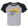 Women's Micro Rib Raglan Baby Tee Thumbnail