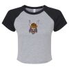 Women's Micro Rib Raglan Baby Tee Thumbnail