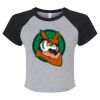 Women's Micro Rib Raglan Baby Tee Thumbnail