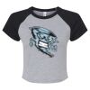 Women's Micro Rib Raglan Baby Tee Thumbnail