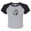 Women's Micro Rib Raglan Baby Tee Thumbnail