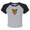 Women's Micro Rib Raglan Baby Tee Thumbnail