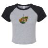 Women's Micro Rib Raglan Baby Tee Thumbnail