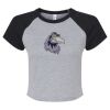 Women's Micro Rib Raglan Baby Tee Thumbnail