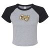 Women's Micro Rib Raglan Baby Tee Thumbnail