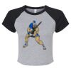Women's Micro Rib Raglan Baby Tee Thumbnail