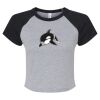 Women's Micro Rib Raglan Baby Tee Thumbnail