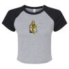 Women's Micro Rib Raglan Baby Tee Thumbnail