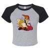 Women's Micro Rib Raglan Baby Tee Thumbnail