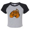Women's Micro Rib Raglan Baby Tee Thumbnail