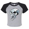 Women's Micro Rib Raglan Baby Tee Thumbnail