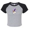 Women's Micro Rib Raglan Baby Tee Thumbnail