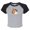Women's Micro Rib Raglan Baby Tee Thumbnail
