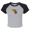 Women's Micro Rib Raglan Baby Tee Thumbnail